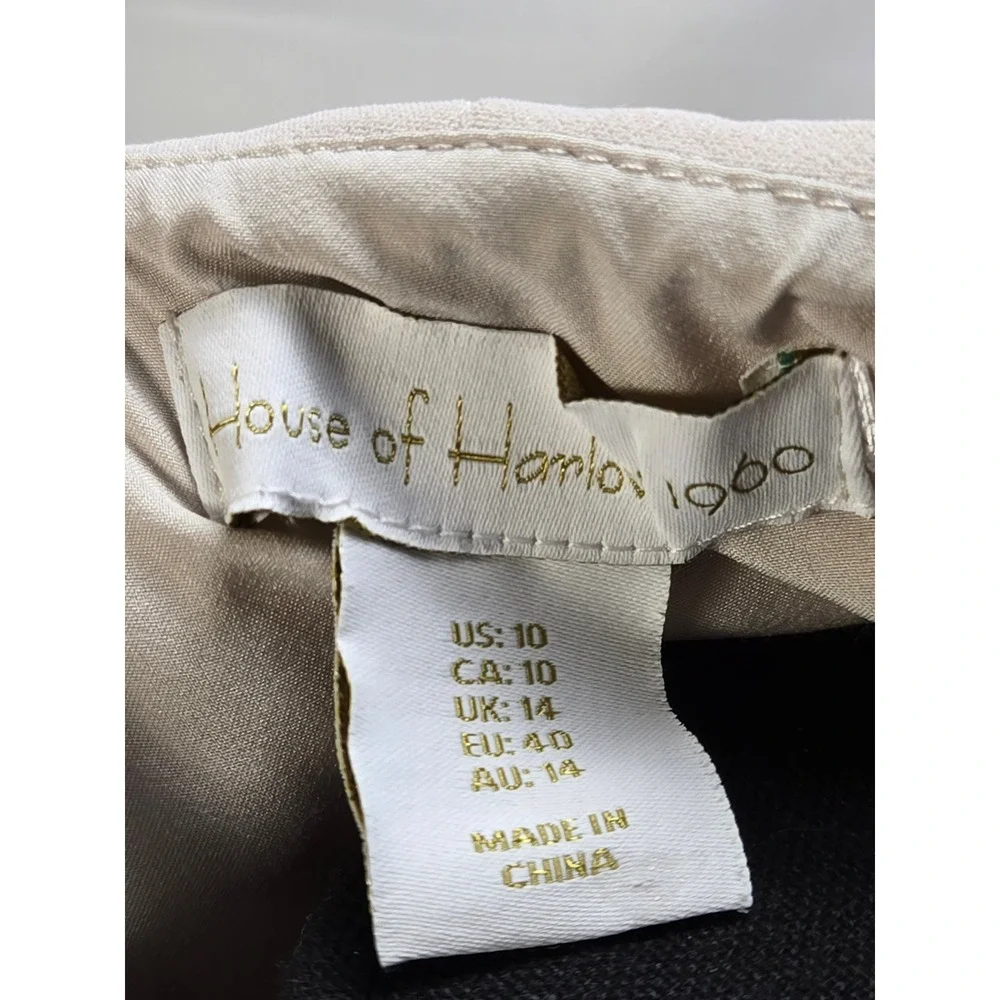 Women's House of Harlow 1960 Size 10 Cream Button Front Tailored Vest‎